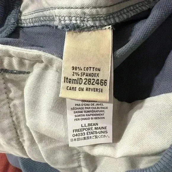 L. L. Bean blue pants size 16 in women's. Casual great condition like new - Picture 6 of 6